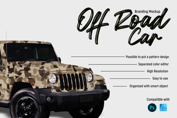 Off road car | Mockup