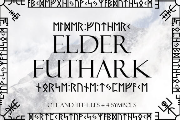 Norse Elder Futhark Typeface