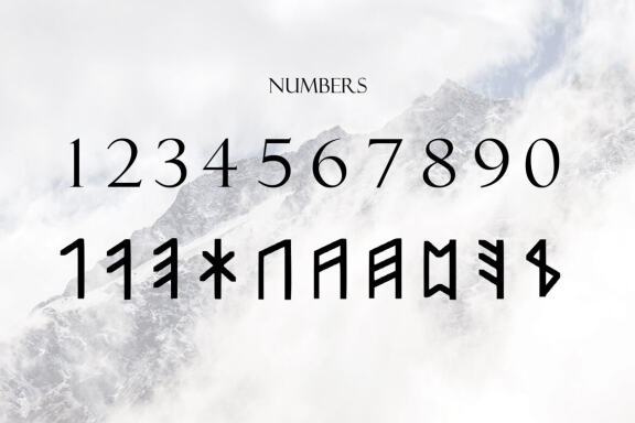 Norse Elder Futhark Typeface