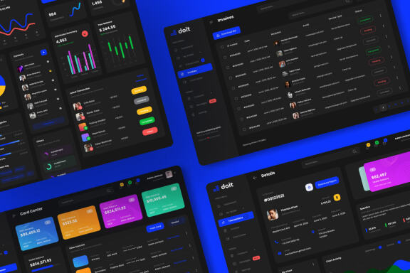 Doit - Personal Banking Admin Dashboard UI