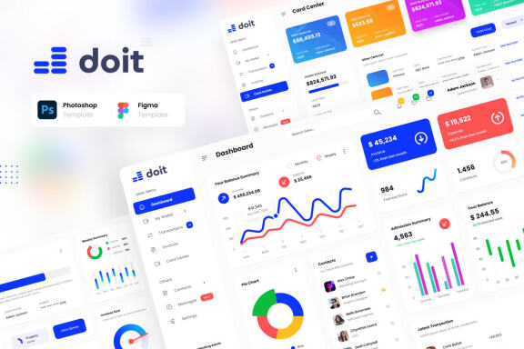 Doit - Personal Banking Admin Dashboard UI