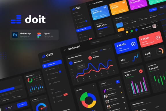 Doit - Personal Banking Admin Dashboard UI