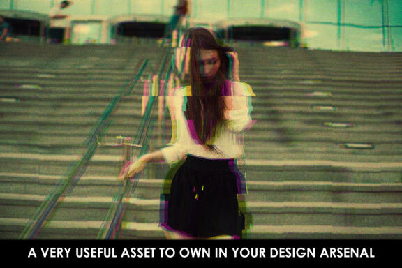 Glitch Effect Photoshop Actions