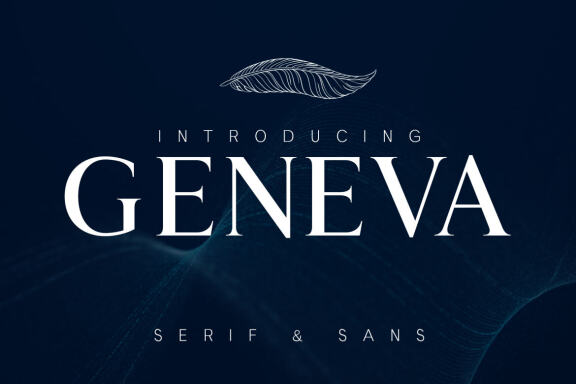 GENEVA Typeface