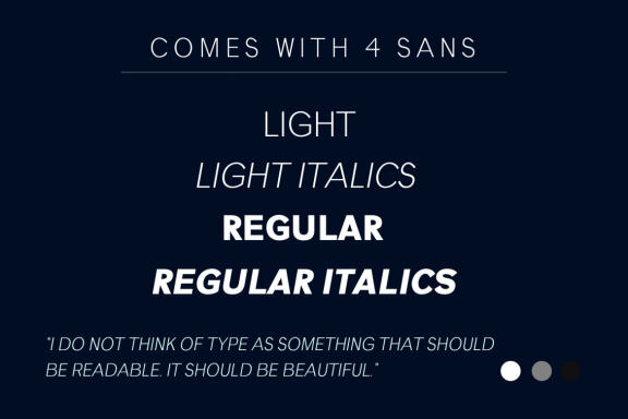 GENEVA Typeface