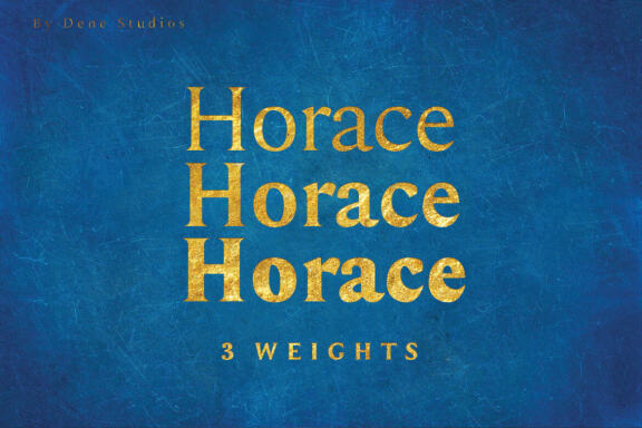 HORACE typeface