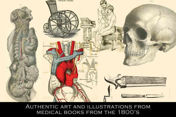 100 Vintage Medical Illustrations
