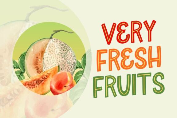 Melon Juice – Freshty Font