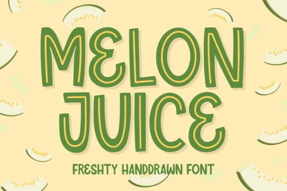 Melon Juice – Freshty Font
