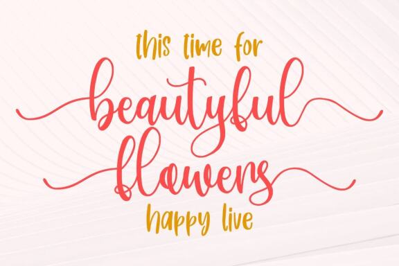 Glowing – Modern Calligraphy