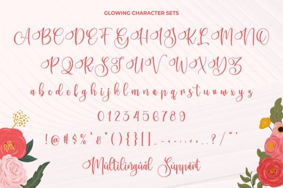 Glowing – Modern Calligraphy