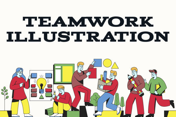 Team Work Illustration Collection