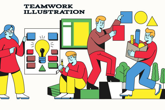 Team Work Illustration Collection