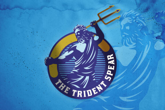 Poseidon Mythical Mascot Logo Template