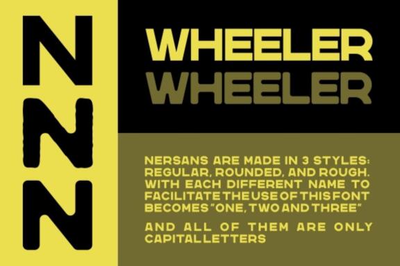 Nersans – Vintage Font