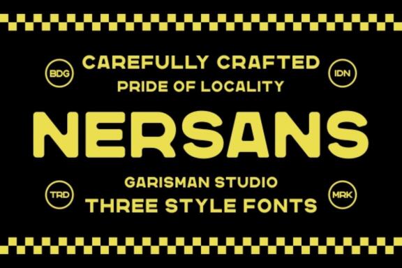Nersans – Vintage Font