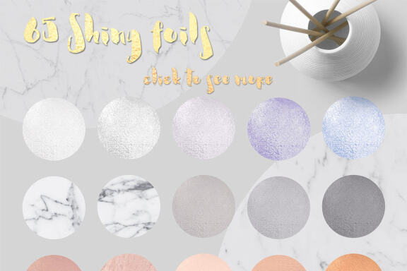 Layer Styles for PhotoShop Shiny foils 