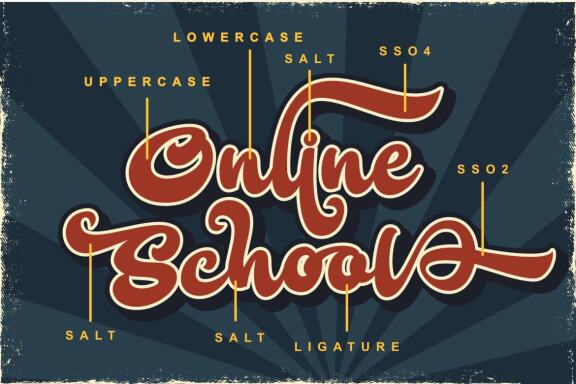 Holicya - Retro Font
