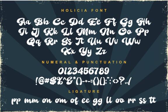 Holicya - Retro Font