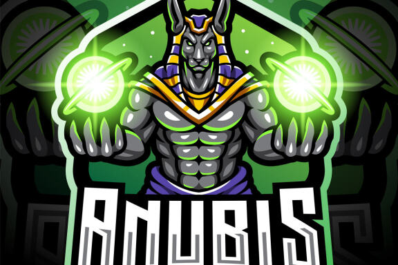 Anubis Esport Mascot Logo
