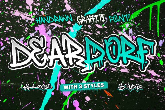 Handdrawn Graffitti Font