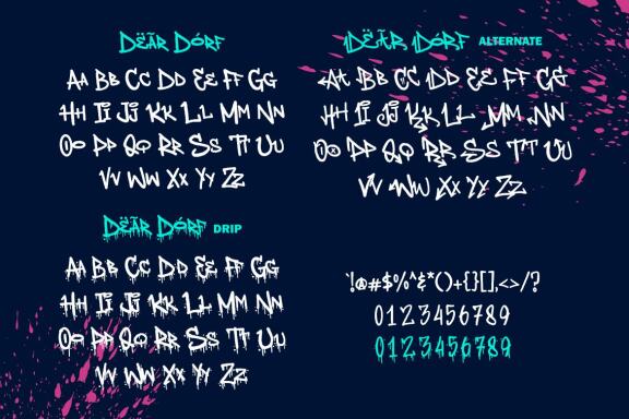 Handdrawn Graffitti Font