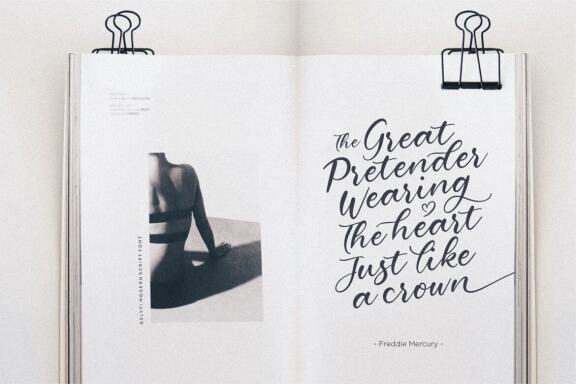 Gelyti is a Beautiful Handwritten Font