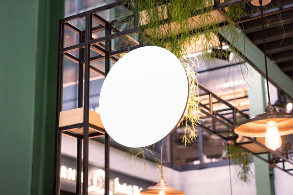 Shop Sign Mockup