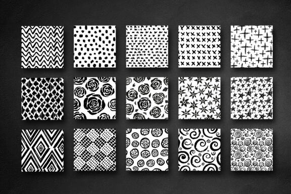 Black & White Patterns Collection