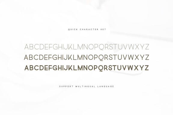 Quick – An Elegant Sans Serif