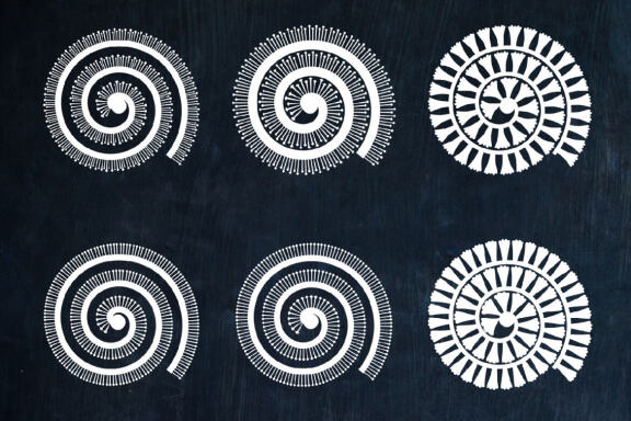 Rolled Flower paper template SVG. Rolled Flower SVG. Paper Cut Flower