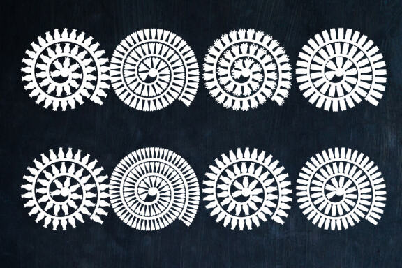 Rolled Flower paper template SVG. Rolled Flower SVG. Paper Cut Flower