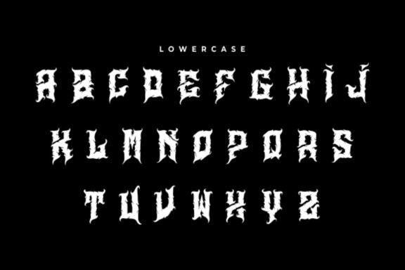 Aligator – Deathmetal Font