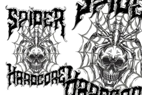 Aligator – Deathmetal Font