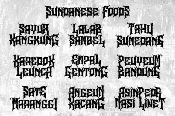 Aligator – Deathmetal Font