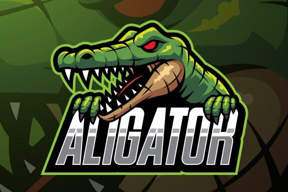 Alligator Esport Mascot Logo
