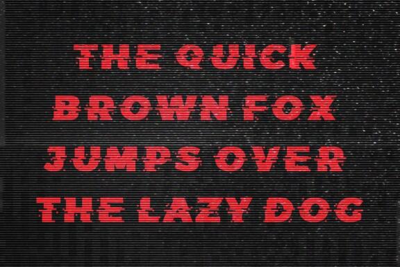 Glitch Typeface