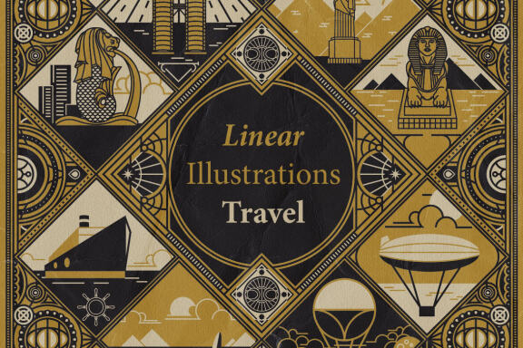 Linear Illustrations - Travel