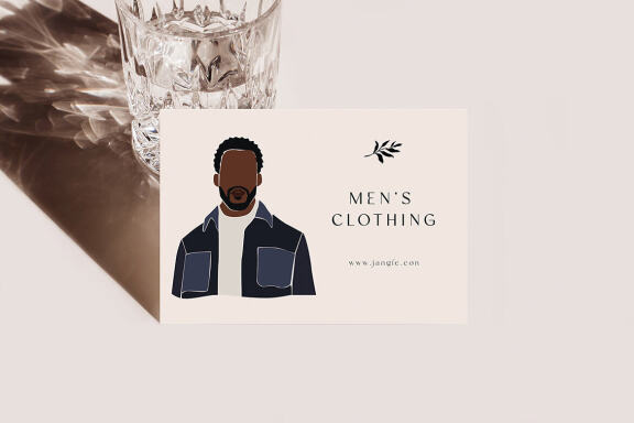 Men Portrait Fashion Cliparts