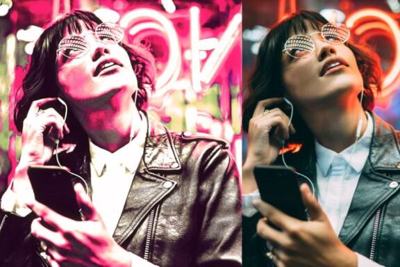 Cyberpunk Painting Photoshop Action