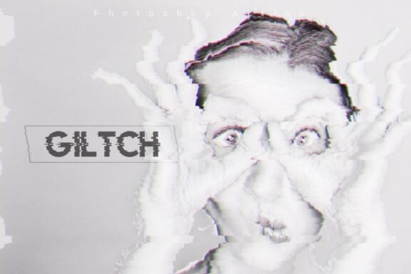 Glitch Photoshop Action