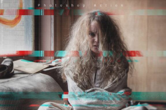 Glitch II Photoshop Action