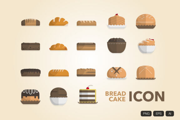 Bread & Cake Icon