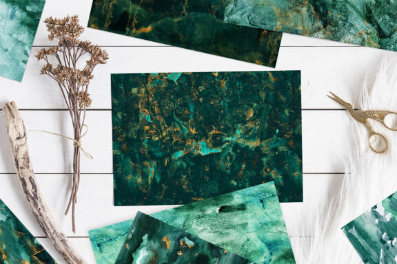 Seamless Watercolor Backgrounds and Brush Strokes