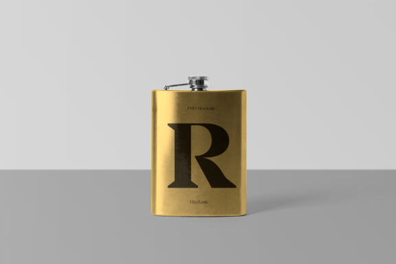 Hipflask Mockup