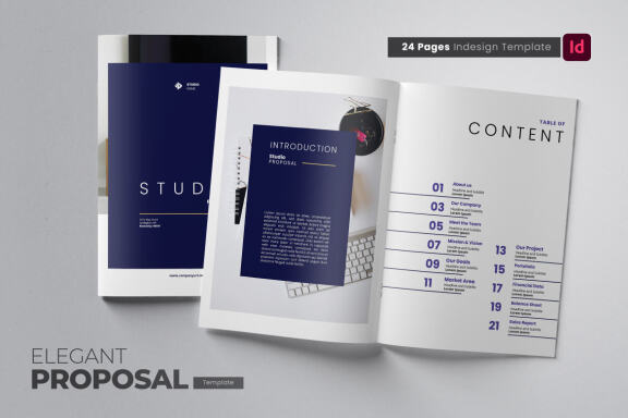 Elegant Business Proposal Indesign
