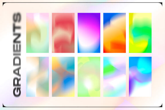 Instagram post and gradient stories