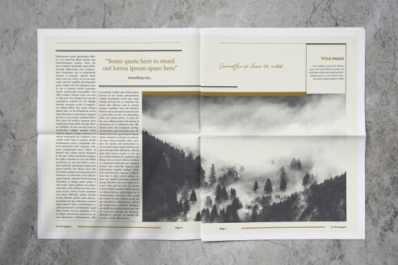 Newspaper Magazine Indesign Template