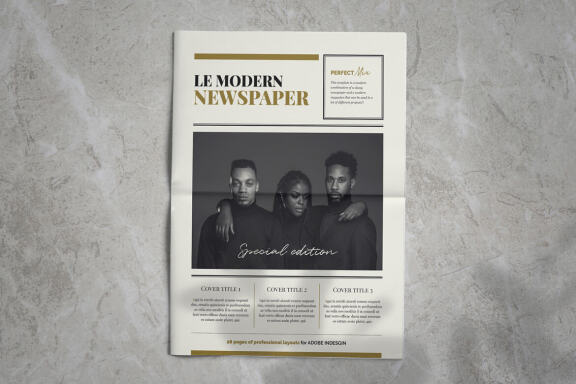 Newspaper Magazine Indesign Template
