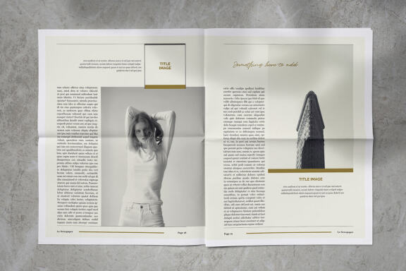 Newspaper Magazine Indesign Template